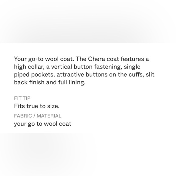 Sessun Chera Wool Blend Lined Jacket Pea Coat Womens Size Small - Picture 6 of 14